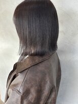 オー(OOO)&nbsp;ブラウングレージュ×ボブ〇