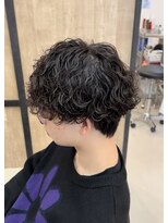 メンズギフト(men's GIFT)&nbsp;ツーブロック波巻きスパイラルパーマメンズマッシュウルフ