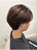 毛流れセンターパート曲がる縮毛矯正