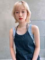 エース (ACE)&nbsp;ACE 横浜　ブロンド×切りっぱなしボブ