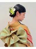 シックなアップスタイル