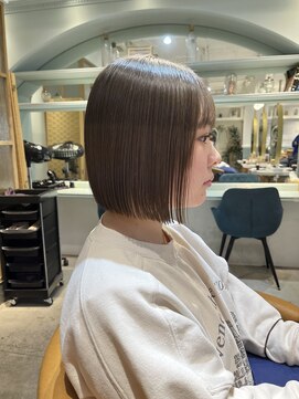 ロンド シャルム 吉祥寺(Lond charme) ミニウルフレイヤーカット顔周り前髪韓国ショートボブ/吉祥寺