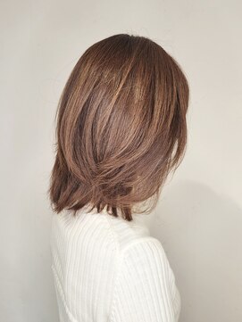 松本平太郎美容室 国立店 40代50代60代×セミディレイヤー×イノアカラー