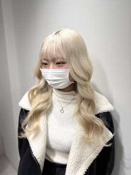 エゴ 池袋(EGO) ホワイトミルクティー/ブロンドヘア