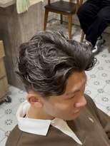 グルーマーズトウキョウ(GROOMER/S TOKYO)&nbsp;men's/波巻きツイストスパイラル/リバースセンターパート