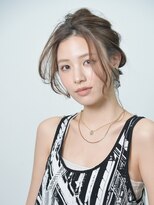 ロアー ヘアー マチルダ 千葉店(RAWR hair MATILDA)&nbsp;【RAWR】ナチュラルねじり編み込みウェーブ巻きヘア　結婚式