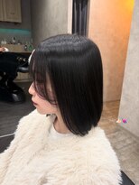 トゥルークリエイション 新越谷(True Creation)&nbsp;黒髪カタログ/クラゲヘアー/オリーブグレー/新越谷