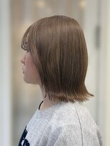 マッシュマシェラ(MASHU MACHELA) ボブ/ベージュ/透明感カラー/ミルクティーベージュ