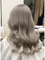 ベル 表参道Terrace(Belle)&nbsp;スモーキーカラーホワイトベージュミルクティーブロンド髪質改善