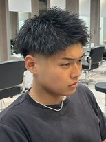 エルマーク 京都駅前(L-MARK)&nbsp;スパイキーショート/短髪/ツーブロック/メンズ/men's