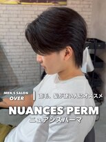 オーバー 町田店(OVER)&nbsp;ナチュラルニュアンスパーマ×センターパート