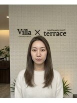 ヴィラ アンド テラス(Villa X terrace) 髪質改善/縮毛矯正/酸性ストレート/ヘッドスパ/白髪染め