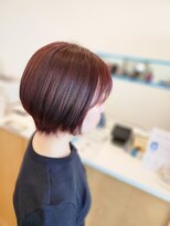 オラボ(olabo)&nbsp;髪質改善　ボルドーショート