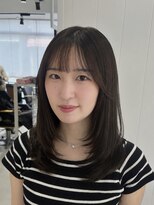 ビューバイネオリーブ 用賀店(Beau'r by neolive)&nbsp;ストレートパーマ縮毛矯正ダークパープル夏ミルクブラウン[用賀]