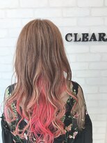 ヘアーアンドメイククリアー(Hair&Make CLEAR) ピーチインナーカラー