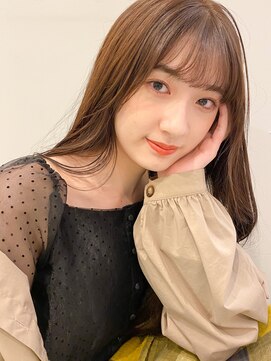 アンヘアー 元町三宮(UNHAIR) ナチュラルストレート×シースルー前髪