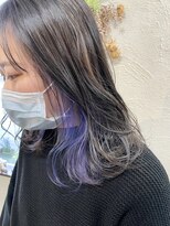 ニコ(hair room nico) ラベンダーインナーカラー