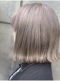 ダブルカラーボブ(ケアブリーチ.インナーカラー.韓国風カラー)