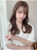 20代30代40代小顔外ハネミディアムひし形シルエットくびれミディ