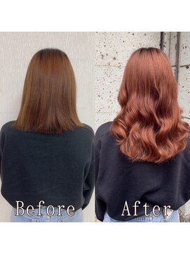 あるじゃんすー 池袋店 テラコッタ#シールエクステ#カラー＃くびれヘア#池袋#韓国#美髪