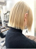 【町田/Loxo by Afinar】ミニボブ×ホワイトブロンド*
