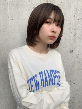 ニスル 町田店(NISURU) 似合わせカット/大人ガーリー/ダークアッシュ/着物/町田/町田駅