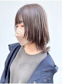 ダブルカラーミルクティーベージュカラーケアブリーチハイトーン