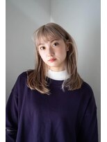 ムーン バイ ケンジ(moon by KENJE)&nbsp;【daichi】＃ベージュカラー＃ミディアムヘア