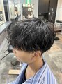 ヘアサロンM 新宿 緩め波巻きスパイラル