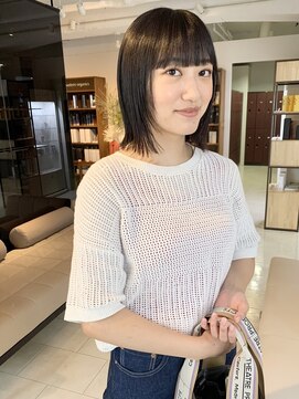 ケーツー 谷町(K-two) ボブ×フェイスレイヤー*前髪ありボブ*顔周りレイヤーカット