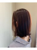 切りっぱなしボブ