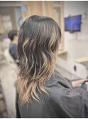 20代30代大人可愛い透明感バレイヤージュケアブリーチ小顔