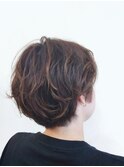 ニュアンスパーマ   ショートヘア