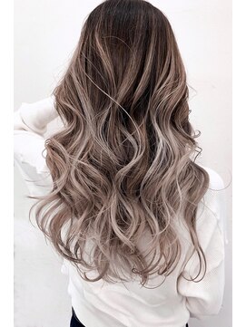 ブラン 栄(Blanc) 【Blanc】デザインカラー＿透明感カラー＿ハイライト