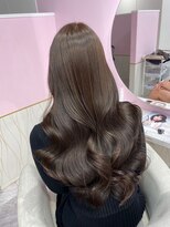 アディション 新宿(ADITION)&nbsp;韓国ブラウンベージュグレージュ#レイヤーカット#髪質改善#前髪