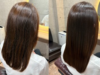 こんなところに美容室の写真/【40ｍ沿い】髪と頭皮を大切にした優しいカラー◎