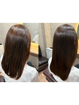 【40ｍ沿い】髪と頭皮を大切にした優しいカラー◎