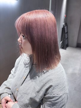 ロンドクロエ 横浜(Lond Chloe) ブリーチハイトーンホワイトグレージュダブルカラーボブ