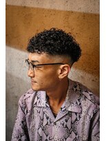 プロショップウェーブ(PRO SHOP WAVE)&nbsp;アッシュブラック/カルマパーマ/ベリーショート/原宿