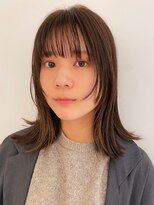 カット ドット 吉祥寺(cut.)&nbsp;赤み消しベージュ◎垢抜け顔周りレイヤーロブ