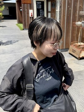 プライベートサロン キッテ(private salon kitte.) ハイコントラストデザインショート