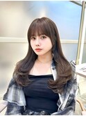透け感抜群韓国ヘア