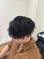 スウェル 稲毛店(Swell)&nbsp;サーフカール/フェザーパーマ/ブルーブラック/稲毛駅/眉毛