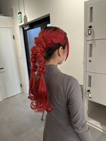 アシャヘアー(A.s.h.a hair)&nbsp;編みおろしツインポニー