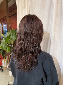 プロスタンセラ 暖色カラー×パーマ