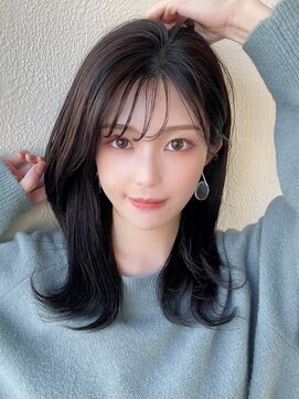 エイミーバイアフロートザガーデン 浦和店(amie by afloat the garden) 白髪もおしゃれに抜け感のあるこなれ大人暗髪スタイル【浦和】