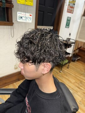 波巻きシャドウパーマ