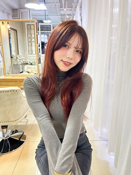 ロングレヘアー、顎下レイヤー