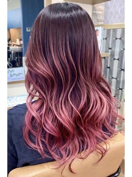グランヘアー 大町店(GRANHAIR) グラデピンクカラー