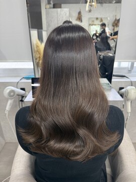 ランド 千葉(land) オリーブベージュ×韓国風くびれミディアム